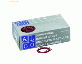 Alco Gummiringe 100mm 1000g im Karton rot