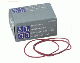 Alco Gummiringe 50mm 50g rot