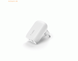 Belkin Belkin 37W Dual Wall Charger PPS, 25W USB-C, 12W USB-A, weiß