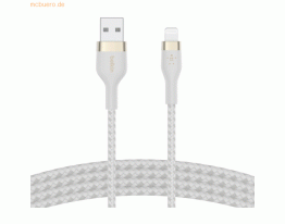 Belkin Belkin PRO Flex Lightning/USB-A Kabel, Apple zert., 1m, weiß