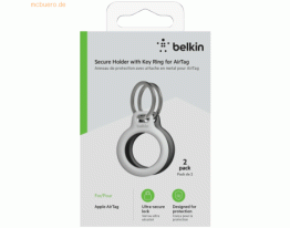 Belkin Belkin 2er-Pack Secure Holder für Apple AirTag, schwarz & weiß