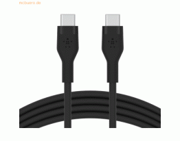 Belkin Belkin Flex USB-C/USB-C Kabel, Schnellladen bis 60W,2m schwarz