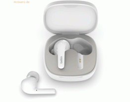 Belkin SOUNDFORM Flow In-Ear-Kopfhörer mit Noise Cancelling, weiß
