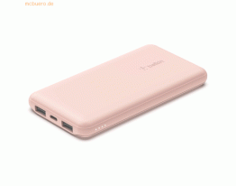 Belkin Belkin BOOST CHARGE Powerbank, 10.000mAh 12W, USB-A & -C, rosa