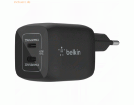 Belkin Belkin 45W Dual USB-C GaN Ladegerät Power Deliver, PPS, blk