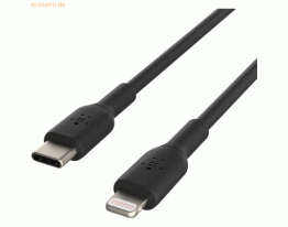 Belkin Belkin BOOST CHARGE Lightning auf USB-C Kabel, 2m, schwarz