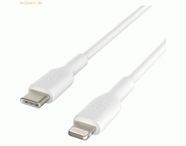 Belkin Belkin BOOST CHARGE Lightning auf USB-C Kabel, 2m, weiß