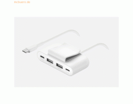 Belkin Belkin 4-Port USB-Splitter 2x USB-C, 2xUSB-A, max.30 W, weiss