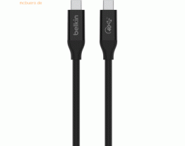 Belkin Belkin USB4 Kabel, USB-C/USB-C, 40 Gbit/s, 100W, 0.8m, schwarz