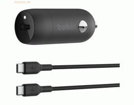 Belkin Belkin BOOST CHARGE 30W USB-C-Kfz-Ladegerät mit Kabel, b