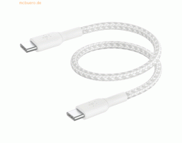 Belkin Belkin geflochtenes USB-C / USB-C-Kabel 0,15m, weiss