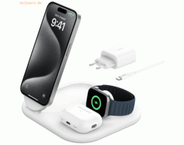 Belkin Belkin Wireless BOOST CHARGE Qi2 3-in-1 Ladest. 15W weiß