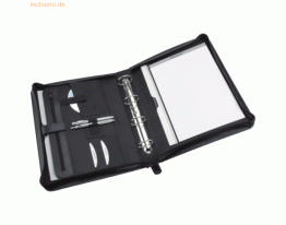 Alassio Konferenzmappe A4 Rimini schwarz 37X31X5,6cm mit 4 Lochsystem