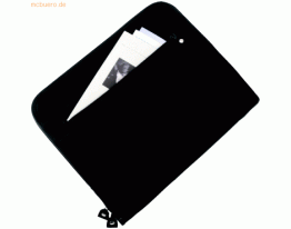 Alassio Konferenzmappe Milano 36x29x5 cm 860g Lederimitat schwarz