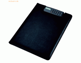 Alassio Konferenzmappe 32,5x24x2cm 580g Lederimitat mit Rechnerclip sc