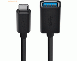 Belkin Belkin USB 3.0 Adapter, USB-C auf USB-A Buchse, Schwarz