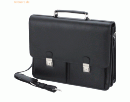 Alassio Aktentasche Veneto Leder schwarz