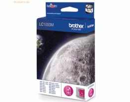 Brother Tintenpatrone Brother LC1000M rot