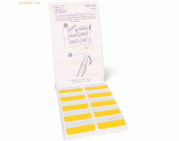 3L Registertabs 40mm blau/rot/gelb/grün VE=140 Stück