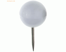 10 x Alco Landkartennadeln 10mm VE=20 Stück weiß