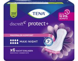 Tena Discreet Protect+ Maxi Night Einlagen