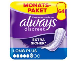 Always Discreet Inkontinenz-Einlagen Long Plus