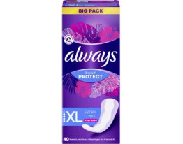 Always Daily Protect Extra Long fresh scent Slipeinlagen