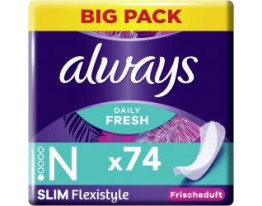 Always Daily Fresh Slim Flexistyle Frischeduft Slipeinlagen