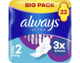 Always Ultra Day Binde Long mit Flügeln Größe 2