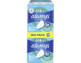 Always Ultra Day Binde Normal mit Flügeln Größe 1