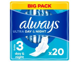 Always Ultra Day Night Binde mit Flügeln Gr. 3