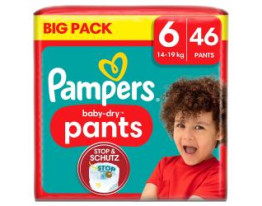 Pampers Baby Dry Pants Gr. 6, 14-19kg Big Pack