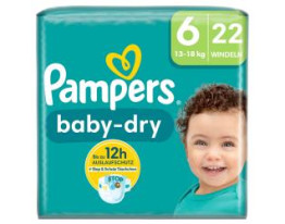 Pampers Baby Dry Gr. 6, 13kg-18kg