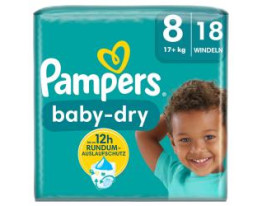 Pampers Baby Dry Gr. 8, 17+kg