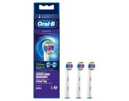 Oral-B 3DWhite Aufsteckbürsten mit CleanMaximiser-Borsten für aufhellende Reinigung