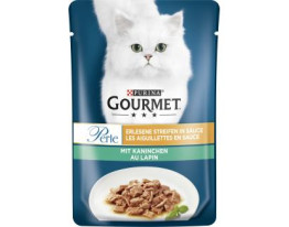 Purina Gourmet Perle Erlesene Streifen in Sauce mit Kaninchen