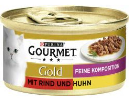 Purina Gourmet Gold Feine Komposition mit Rind & Huhn