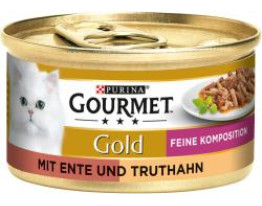 Purina Gourmet Gold Feine Komposition mit Ente & Truthahn