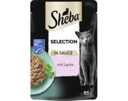 Sheba Selection in Sauce mit Lachs
