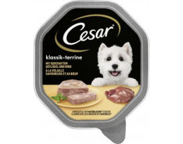Cesar Klassik-Terrine mit herzhaftem Geflügel und Rind
