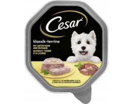 Cesar Klassik-Terrine mit zartem Huhn und Truthahn