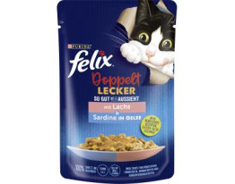 Felix Doppelt lecker So gut wie es aussieht mit Lachs & Sardine in Gelee