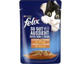Felix So gut wie es aussieht mit Huhn und Tomate in Gelee