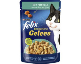Felix Sensations Gelees mit Forelle & Spinat