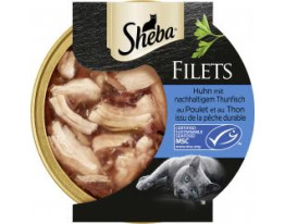 Sheba Filets Huhn mit nachhaltigem Thunfisch MSC