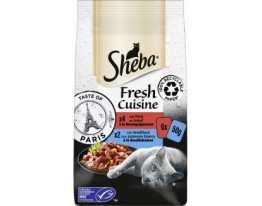 Sheba Fresh Cuisine mit Rind und mit Weißfisch