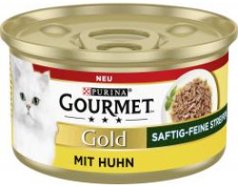 Purina Gourmet Gold Saftig feine Streifen mit Huhn