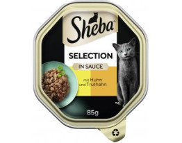Sheba Selection in Sauce mit Huhn und Truthahn