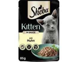 Sheba Kitten in Sauce mit Huhn