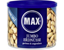 Max Jumbo Erdnüsse geröstet & ungesalzen